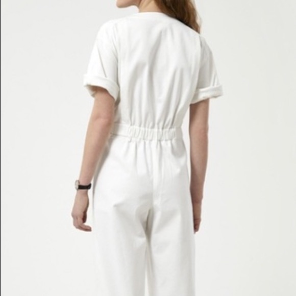 Rebecca Minkoff white utility jumpsuit - Picture 2 of 7